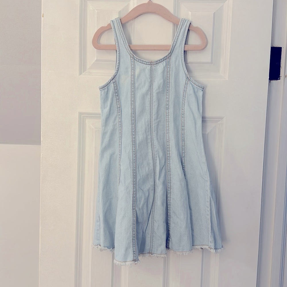 Zara kids denim jumper. Western style cute with boots. Size 7